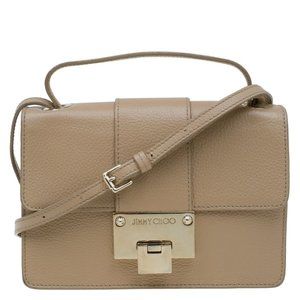 Jimmy Choo Rebel Shoulder Bag Beige